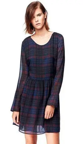 Pepe Jeans  Bloom Retro Tartan Plaid Babydoll Dress | Large