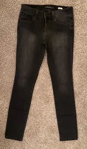 Level 99 Skinny Straight Charcoal Jeans