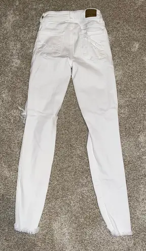 American Eagle Outfitters Ripped White Jeans