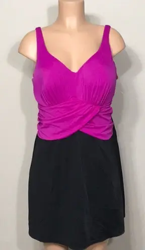 SWIMSUITS FOR ALL swim dress. NWOT Pink Size 16