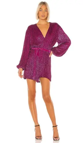 Retrofête Gabrielle magenta robe dress Size XS