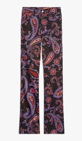 Danielle Bernstein β
NWT Ankle Flare Paisley Pants - Multicolored Purple β