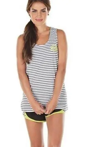 Mud Pie NWT! Sz XS Sleeveless Racerback Tank Tee Athletic Top