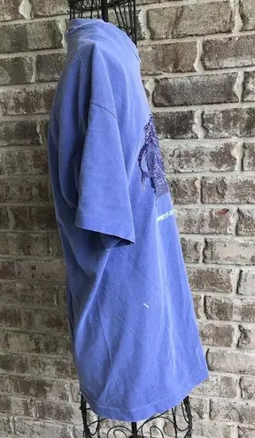 Fripp Island SC T Shirt Dolphins Ocean Vintage 90s Blue Size M