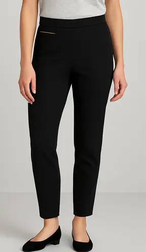 Ellen Tracy Black Slim Ankle Dress Pants