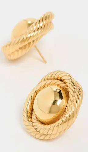 AUREUM Naomi Earrings in Gold One Size Womens