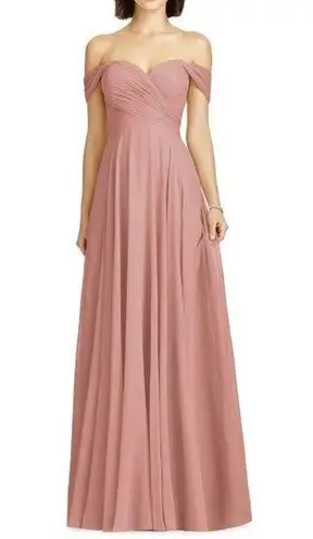 Dessy Collection Vivian Diamond Lux Chiffon Off