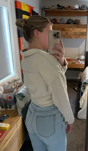 Ashley-Vintage Charm Cropped Jean Jacket