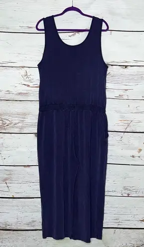 Natural Reflections NWT Size XL Blue Stonewash One Piece Crop Jumpsuit