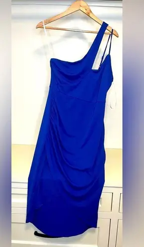 BCBGeneration NWT  High Low Bodycon Dress -lapis-  size 10