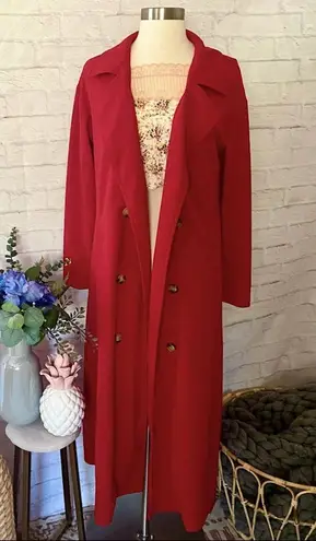 Boutique NEW Red ‘NYC Chic’ Over Coat