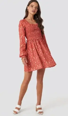 XLE THE LABEL Sandy Smocked Mini Dress