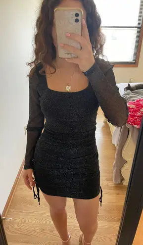 Showpo Sparkly Mini Dress