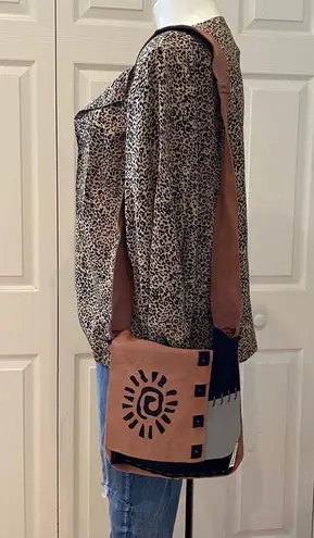 Genuine Leather Handmade in Ecuador Messenger Bag Brown