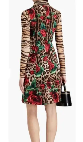 Dolce & Gabbana NWOT  rose leopard print dress