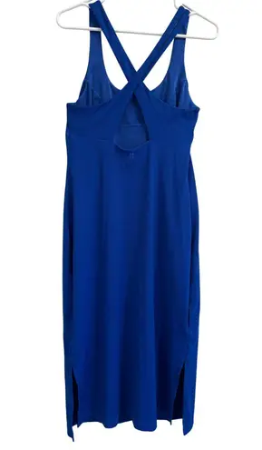 Sweaty Betty Emily Strappy Back Dress in Lightning Blue Size Large (10) Athletic