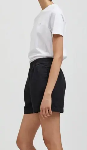Acne Studios Merit Washed Out Black Chino Pull-On Shorts