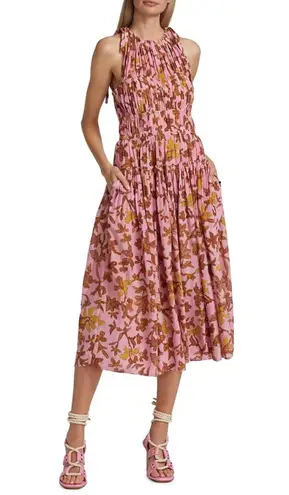 Ulla Johnson Amalthea Floral Pink Dress