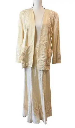 Linda Harris Women’s Vintage Silk Jacket and Skirt One Size Size undefined