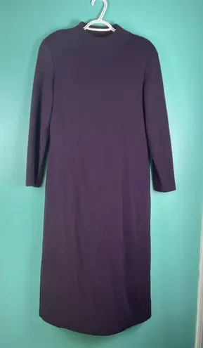 Vintage Sag Harbor Petite Sweater Dress in Plum Purple Size 12P