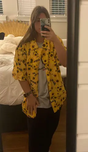 Drew Rayon Cam Shirt - Secret Sunflower House