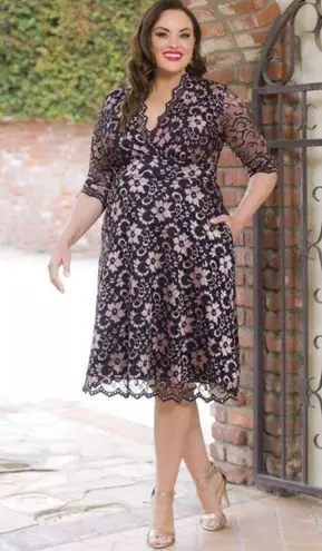 Mon Cheri KIYONNA Lace Cocktail Dress new medium midi womens