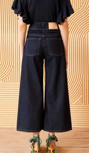 Ulla Johnson Yvette Wide-Leg Cropped Denim