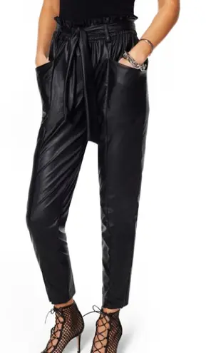 Ramy Brook NWT Marty Faux Leather Pants in Black