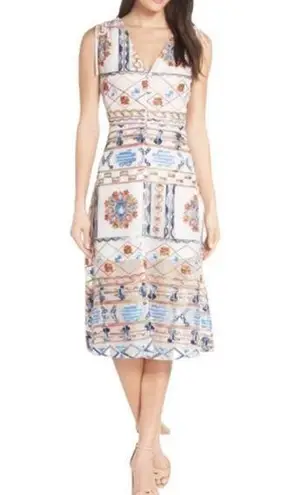 Ali & Jay Embroidered Midi Dress, Size L New w/Tag Retail $148