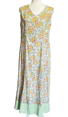 Vintage April Cornell for Cornell Trading Floral Maxi Dress Small Prairie Boho