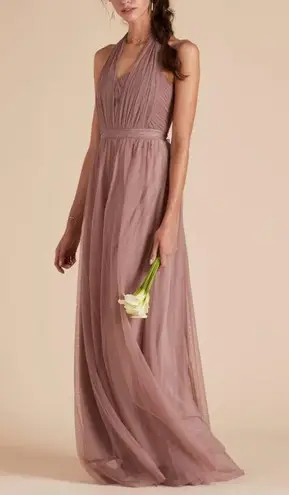 Birdy Grey Christina Convertible Dress - Tulle Sandy Mauve Full Body Textured Padded