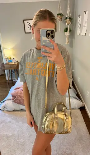 ZARA Buckled Gold Purse