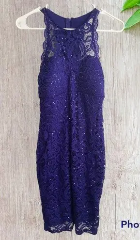 Sequin Hearts EUC!  Cobalt Blue Sequin Size 9