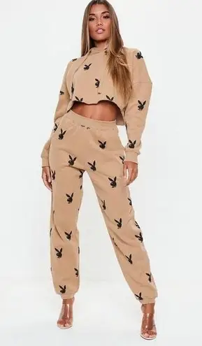 Missguided Playboy X Joggers Tan Size 2 40 60 Off Retail From Cam