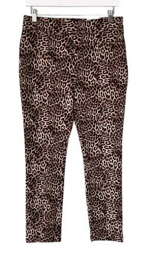 Inc international NWT Concepts Skinny Leg Animal Print Pants Orange Black Size 6