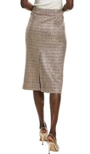 St. John ππ Pencil Skirt ~ Metallic Lilac Multi-Color 6 NWOT