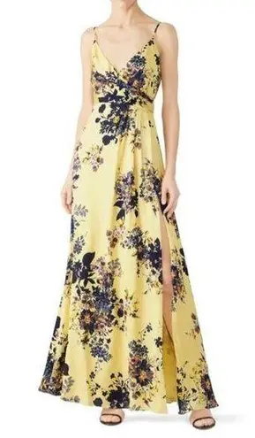 Jill Stuart Jill Yellow Floral Gown Size 4 US $308