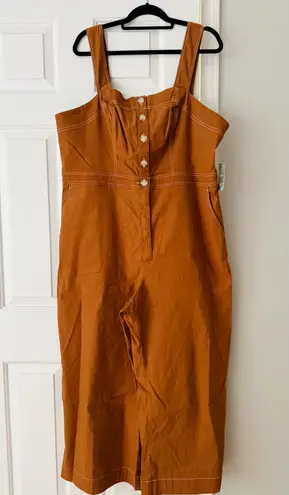 Maeve Anthropologie The Colette Button Front Jumpsuit, Size 22W