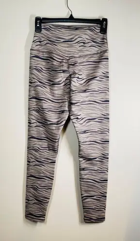 Sunzel Athletic Leggings in Shades of Gray and Purple sz 6