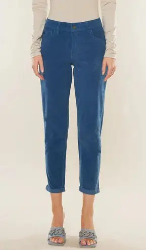 KanCan Women’s Leah High Rise Сorduroy Mom Aqua Blue Jeans Cords Preppy size 28