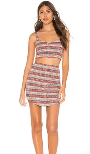 Privacy Please NWT striped crop top