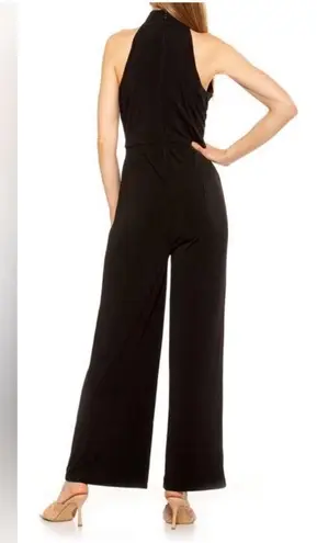 Alexia Admor Meghan Halterneck Wide Leg Crepe
Jumpsuit Black size 10