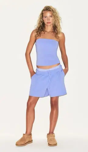 SKIMS Cotton Jersey Classic Short in Blue Violet, Size Large