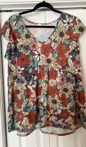 7th Ray Floral Top