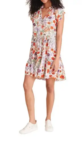 Veronica Beard Zee Tiered Floral-Print Dress