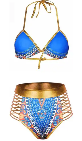 Boutique Blue Bikini Set