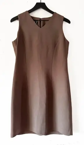 Vintage INC International Concepts Brown Sheath Dress Size 10
