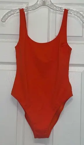 MC2 Saint Barth Bright Orange One Piece Swimsuit