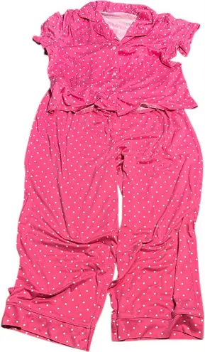Draper James  Pink Polka Dot Pajama Set - Image 1