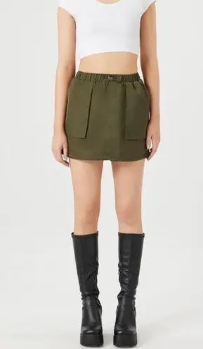 Forever 21 Drawstring Mini Skirt thumbnail 1
